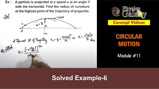 Class 11 Physics  Circular Motion  11 Solved Example6 on Circular Motion  For JEE amp NEET [upl. by Seroled]