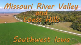 Missouri River Valley amp Loess Hills Southwest Iowa 4k [upl. by Boyes]