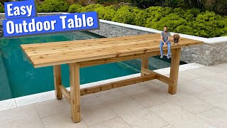 Build a DIY Outdoor Table [upl. by Meyer]