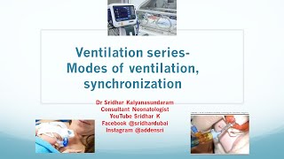 Ventilation seriesModes of ventilation synchronization Dr Sridhar Kalyanasundaram [upl. by Nora]