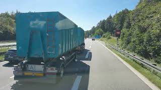 Mercedes Actros 1851 Fahrt Pforzheim nach Lauchringen  Kreuz Stuttgart bis Ausfahrt Holzgerlingen [upl. by Herbie91]