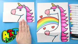 How to Drawa Unicorn Surprise Fold [upl. by Cassondra]