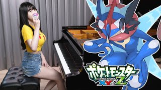 Pokémon XYampZ「AshGreninja Theme  XYZ」INSANE Piano Cover 🐸Rus Piano💦 [upl. by Ayek]