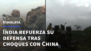 India refuerza su defensa en el Himalaya tras enfrentamiento con China  AFP [upl. by Paul427]