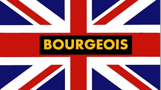 How to pronounce quotBourgeoisquot in English Authentic British accent [upl. by Tracee749]