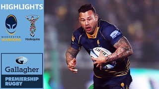 Schonert Try Vital For Warriors  Worcester Warriors v Harlequins  Gallagher Premiership Highlights [upl. by Loeb20]