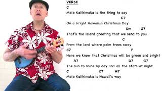 How to Play quotMele Kalikimakaquot on Ukulele [upl. by Napas70]