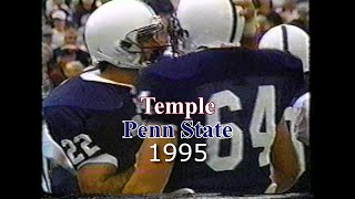 Penn State vs Temple 1995 GAME STORY [upl. by Ainahs]