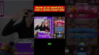 OS XINGAMENTOS MAIS ENGRAÇADOS DA JEISLA CLASH QUANDO DA RAGE NO CLASH ROYALE shorts clash [upl. by Rilda]