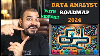 Complete Roadmap To Become Data Analyst In 2024 With Videos And Materials [upl. by Gualterio]