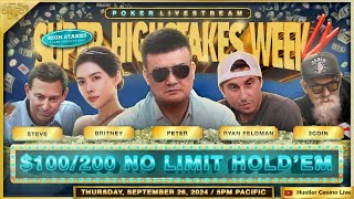 SUPER HIGH STAKES WEEK 100200 Peter Britney 3Coin Steve David Ryan  Commentary by Stapes [upl. by Oina240]