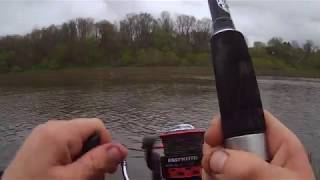 USING a Baitrunner Spinning Reel KastKing Sharky Baitfeeder  Baitrunner Spinning Reel [upl. by Naitsirhk]