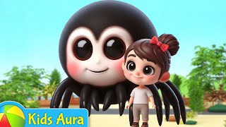 Itsy Bitsy Spider  Kids Aura Nursery Rhymes amp Songs [upl. by Ribble300]