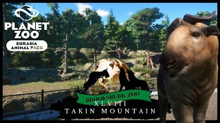 Brooksburk Zoo  Takin Mountain  Planet Zoo  Speedbuild [upl. by Schaper]