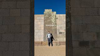 Massive megaliths integrated into this modern reconstructed wall archaeology history travel [upl. by Heloise]