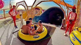 Spectacular Aquatic Raft Ride at Meryal Waterpark Qatar [upl. by Eus]