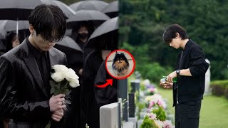 48 minutes later the moment Jungkook and V BTS were present at Yontans funeral [upl. by Agnes152]