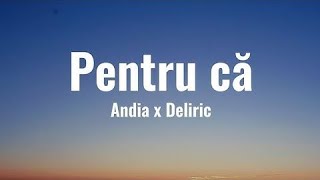 Andia x DeliricPentru căVersuri [upl. by Mastat]