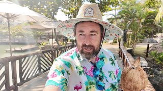 An Incredible Day At The Polynesian Cultural Center In HAWAII  Sea Turtles amp Drinking From Coconuts [upl. by Oinota]