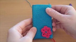 onlineclass  how to crochet a cell phone cozy [upl. by Hepzi]