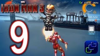 IRON MAN 3 The Official Game Android Walkthrough  Part 9  Defeat M O D O K v20 [upl. by Slyke]