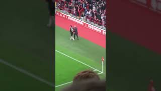 West Ham United Edson Alvarez gets sent off but goes wrong way 😂 nffc westham vlog youtubers [upl. by Batory]