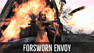 Skyrim Mods Forsworn Envoy and Staff of Hags Wrath Set  Armor amp Weapon Mod [upl. by Atauqal]