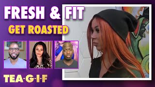 Brittany Renner Shuts Down Fresh and Fit Podcast  TeaGIF [upl. by Ewell456]