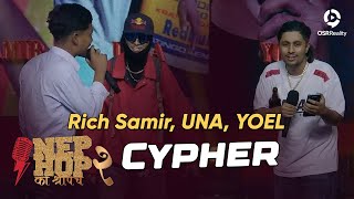 Cypher  Rich Samir UNA YOEL  NepHop Ko Shreepech S2  Girish  Manas  DonG [upl. by Ottinger]