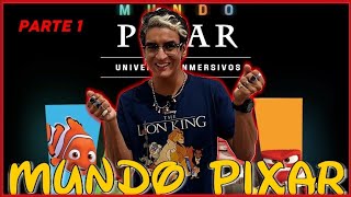 MUNDO PIXAR PARTE 1  FICHA TECNICA  INFORMAÇÕES E EXPOSIÇÃO [upl. by Knapp]