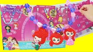 Disney Princess Advent Calendar Jewelry Activity Set [upl. by Belloir967]