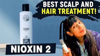 Try this for hair thinningNioxin 2 Scalp amp Hair Treatment Leave in Spray hairthinning hair [upl. by Mada]