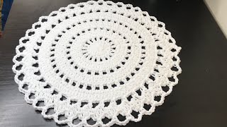 CÓMO TEJER TAPETE A CROCHET PASO A PASO  CROCHET [upl. by Salomi]