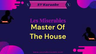 Les Miserables  Master Of The House  Karaoke [upl. by Haerr]