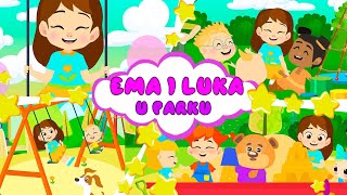 Ema i Luka u parku  Klac klac klackalica  djecije pjesmice  decije pesmice  pesme za decu [upl. by Nauqaj]