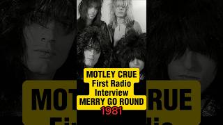 Nikki Sixx on Merry Go Round Motleys 1st Radio Interview 1981 motleycrue nikkisixx classicrock [upl. by Fechter]