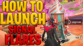 How to launch Signal Flares in Fortnite for the Ariana Grande challenges [upl. by Felder498]