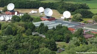 Madley Communications Centre earth satellite tracking station [upl. by Mellisent]