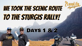 The Road to Sturgis  Part 1  LA to Zion to Mexican Hat Utah  80th Sturgis Motorcycle Rally [upl. by Akihsat]