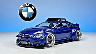 BMW M4 Restoration  Custom Diecast model 136 [upl. by Aicat]