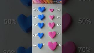 Sky blue Vs pink Clay mixingshorts art colormixing clayart satisfying trending [upl. by Aerdnu]