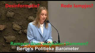 Rode Lampjes en Rampen veroorzaakt door weghalen dammen Ilana van D66 in de clinch met Vermeer BBB [upl. by Crist]