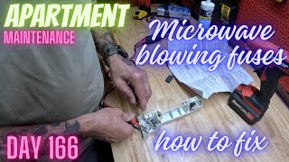 How to fix a microwave thats blowing fuses [upl. by Estrellita968]