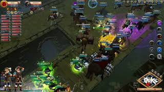 Albion Online Orks De Khanduras Vs Caerleon  Fight Underway Caerleon [upl. by Nappy]