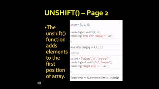 JavaScript Array Functions  Tutorial  UI UX Docs P2 Shorts10A [upl. by Abba]