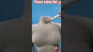 Makhan Chor Krishna 😂🎂 How to make Clay Krishna Idols makhanchor krishna gopal makingkrishna [upl. by Ire966]