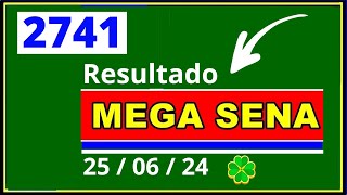 Mega sena 2741  Resultado da Mega Sena Concurso 2741 [upl. by Marx236]