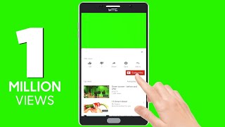 Subscribe Button And Bell Icon Green Screen  2023  Phone Model [upl. by Arutak]