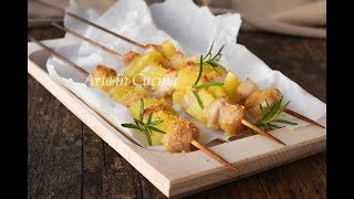 ARROSTICINI di pollo e patate idea di Arte in Cucina [upl. by Hubey305]