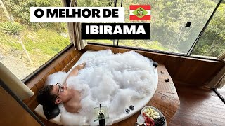 INCRÍVEL HOSPEDAGEN NAS MONTANHAS DE IBIRAMA  VENHA CONHECER A CABANA DO PESCADOR [upl. by Averill]